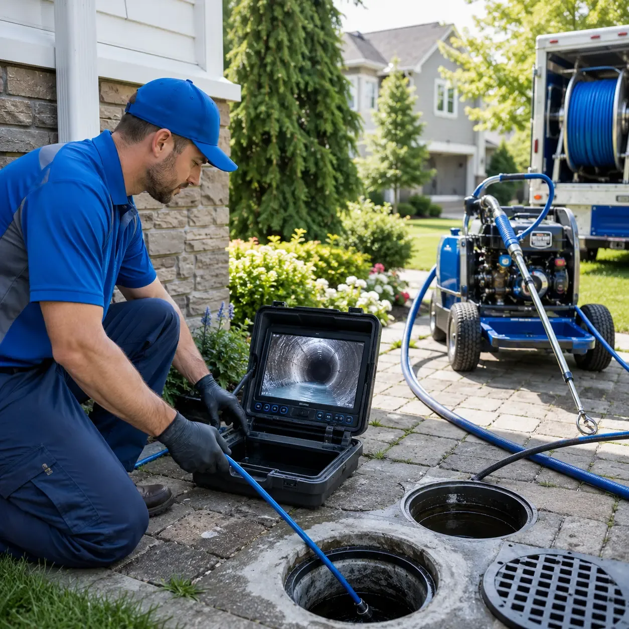 Outdoor drain cleaning professionals serving Artesia Wells, TX